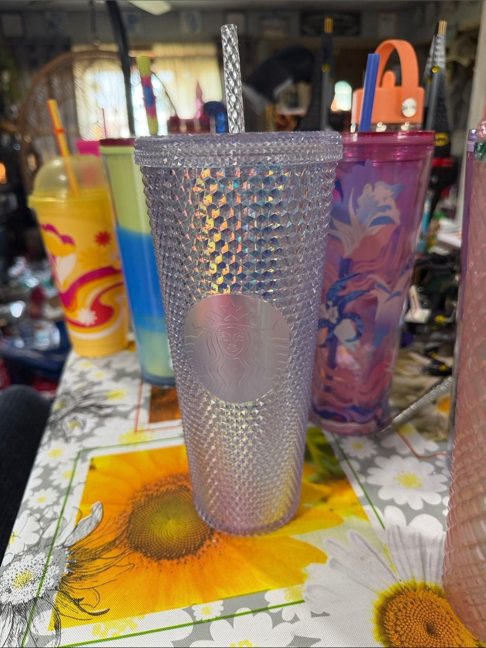 Starbucks Holographic Lavender Tumbler
